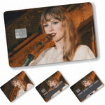 autocollants adhésifs cartes bancaires personnalisées danseur scène espoir bleu clair moderne amovibles