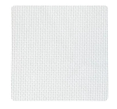 tissu coton blanc aida broder point croix maille régulière haute qualité grande taille