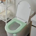 coussin toilette confortable vert bleu rose clips plastique souple pratique washable