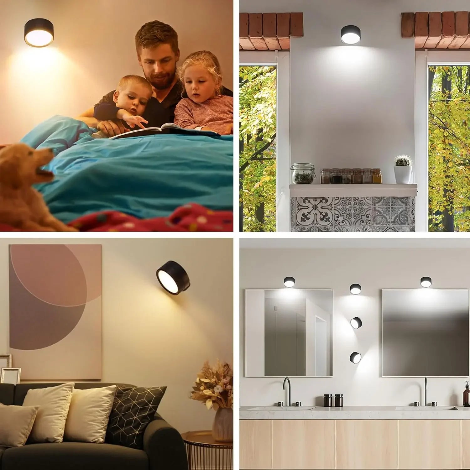 Télécommande de l'applique murale LED sans fil avec boutons de réglage