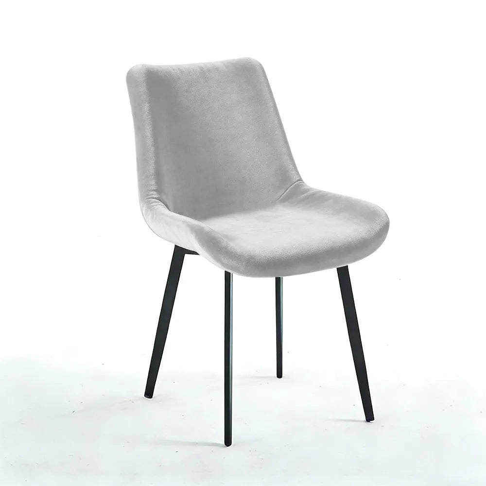 housses chaise velours polyester couleurs unies moderne salle manger anti poussière decoration festive