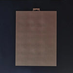 feuille tissu broderie point croix solide 14ct 28x21cm peinture noir bleu marron blanc moderne