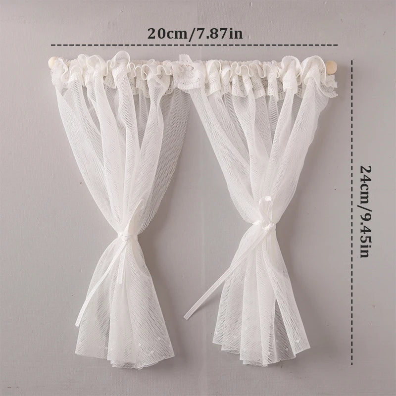 rideau blanc dentelle transparent classique chambre salon decoration français ul 3c