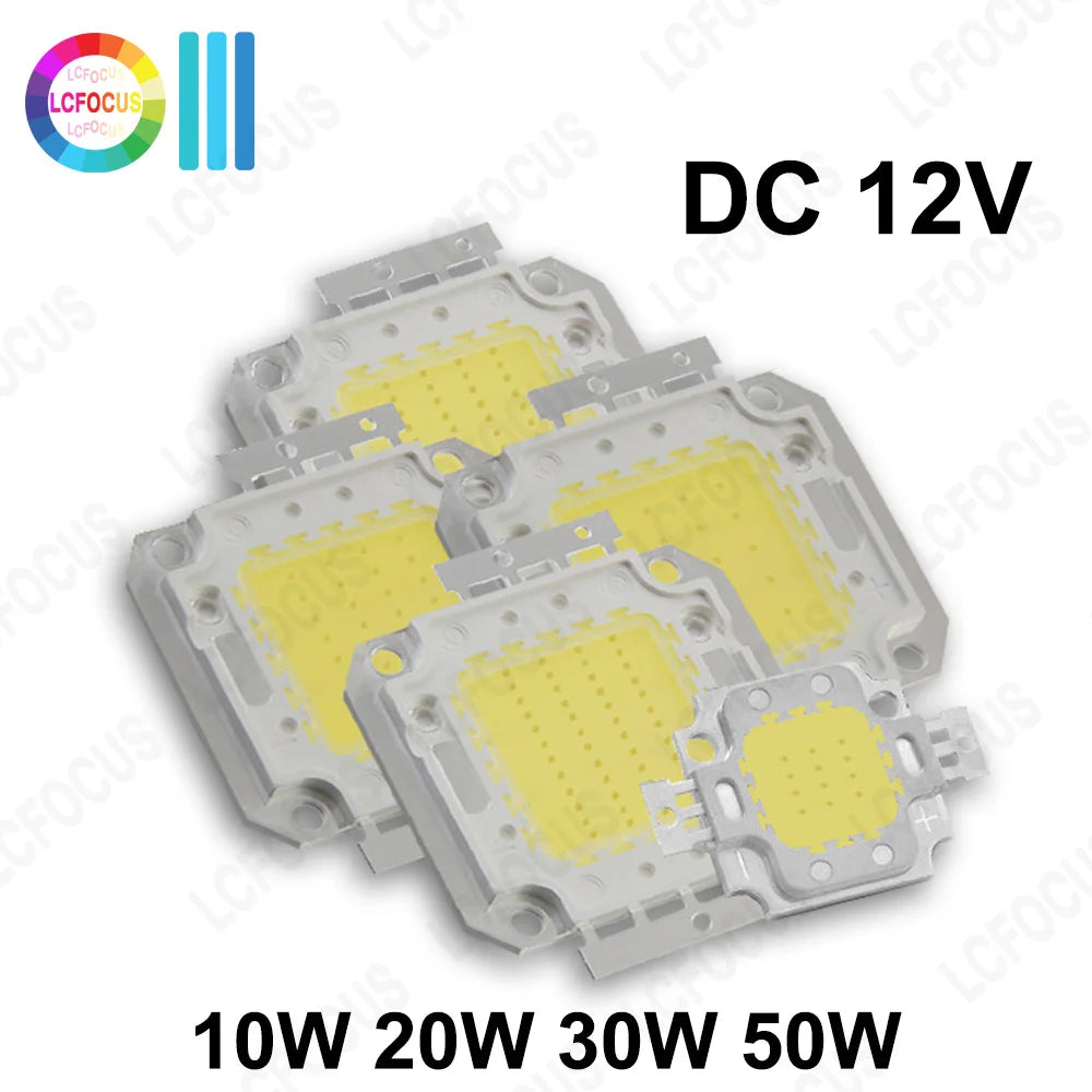 diodes led 5w 10w 20w 30w 50w blanc chaud neutre pur extérieur projecteur lumière