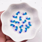 poissons miniatures résine multicolores transparentes animaux compagnie accessoires bricolage scrapbook occasions fêtes
