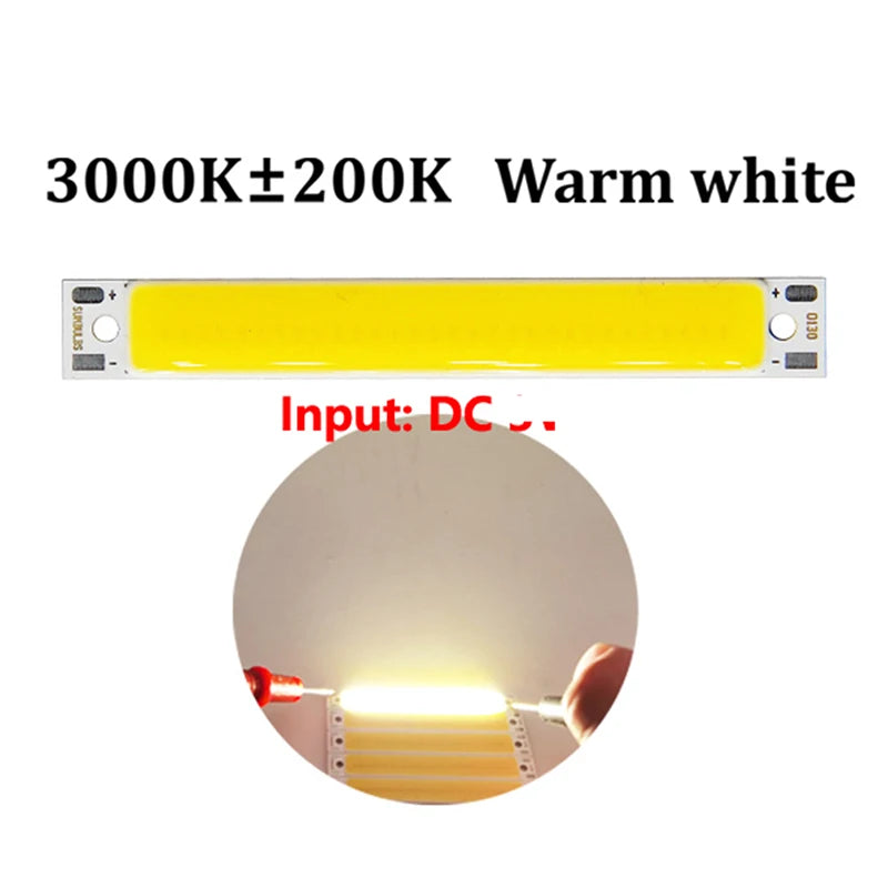 plaque led cob blanc moderne haute luminosité 60mm 50mm 35mm