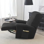 housse canapé fauteuil relax velours doux gris jaune rose bleu moderne extensible