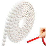 moulure décorative moderne auto adhésive perlée blanche rouleau pvc blanc fixations adhésives bricolage mur