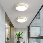 plafonnier led moderne blanc vert rouge noir 24w 30x6cm opacité