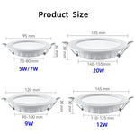projecteurs led blancs modernes 12w 20w 4000k 6500k 7w 9w 220v cuisine salon