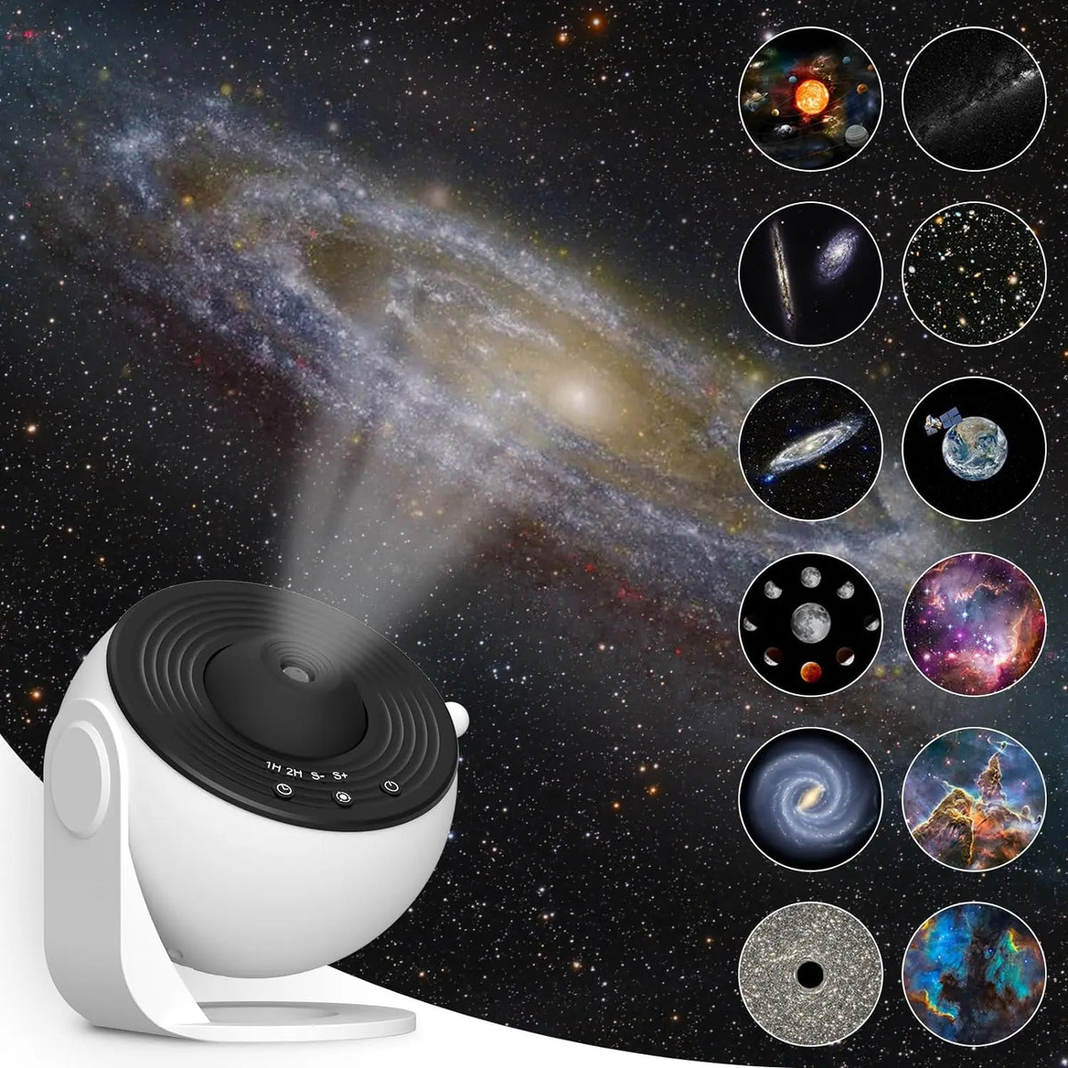 projecteur ciel étoilé nébuleuses galaxies led veilleuse chambre enfant adulte disco