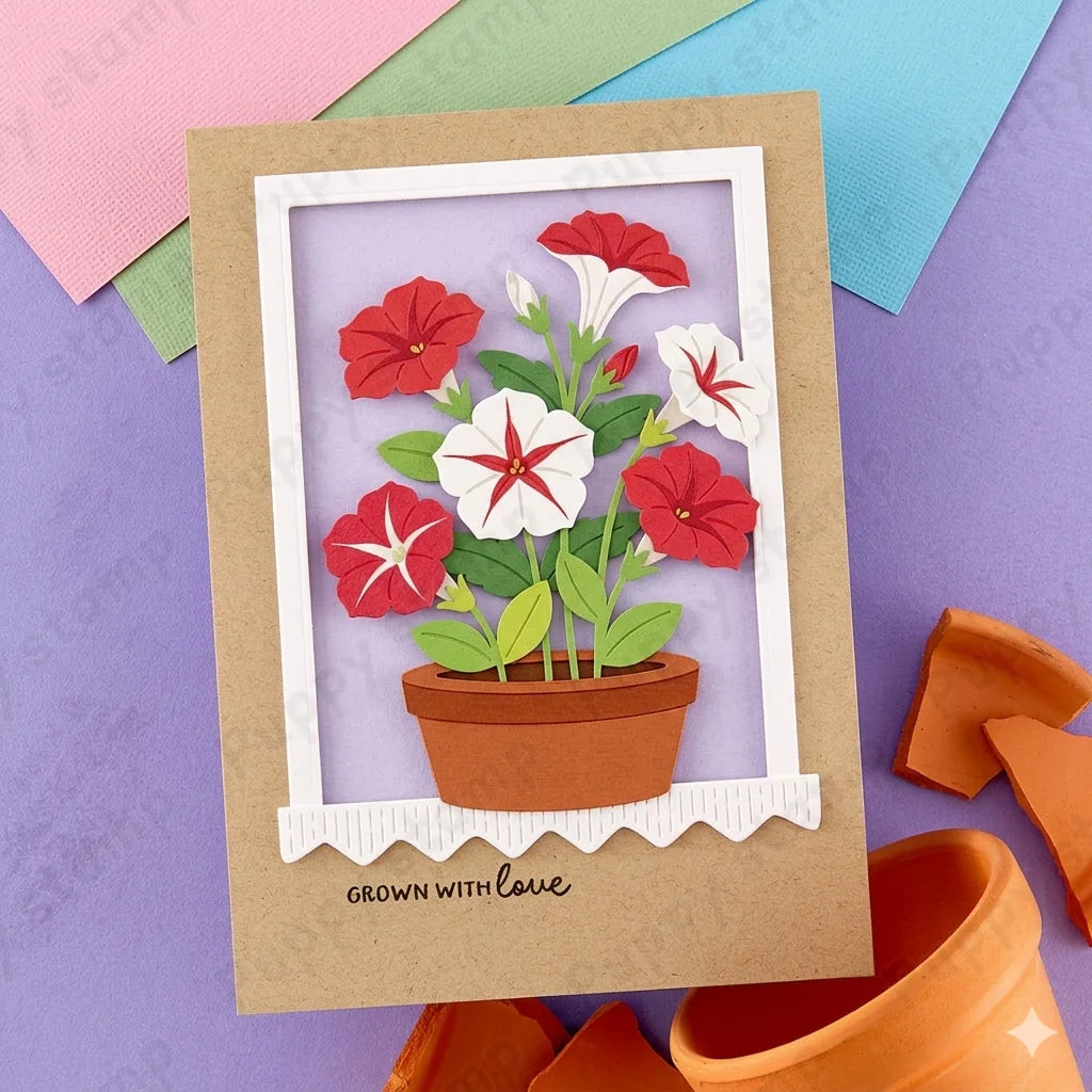 matrices découpe acier fleurs fruits lettres animaux cercles oiseaux ustensiles cuisine cartes postales artisanales