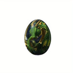 œufs dragon vert orange bleu violet réaliste écailles détails fins décor maison cadeau fantastique