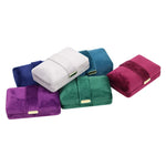 boîtes bijoux velours violet blanc boutons dorés anniversaire mariage fiançailles événements classiques