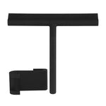 nettoyant vitre poignée longue brosse plate caoutchouc noir gris clips moderne minimaliste