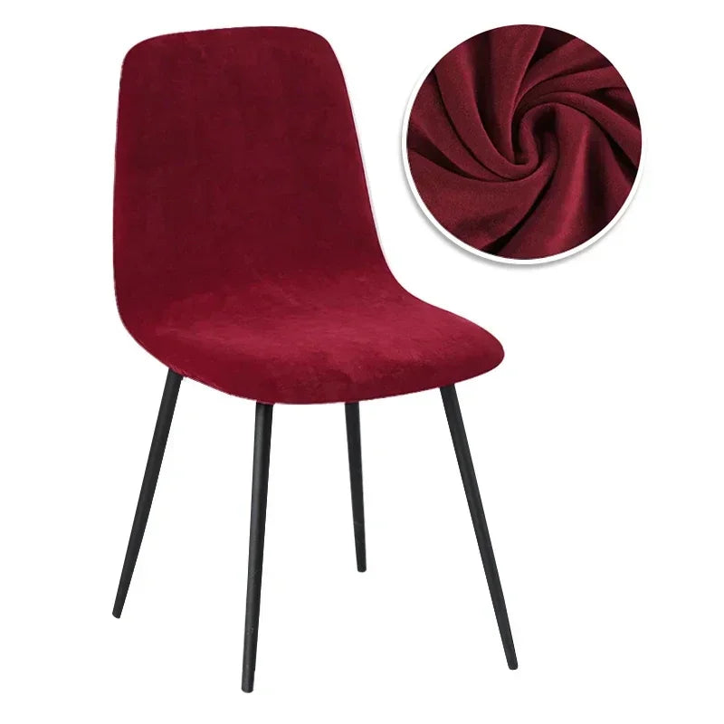 chaise moderne velours beige blanc violet rose marron orangeversible 22 48cm