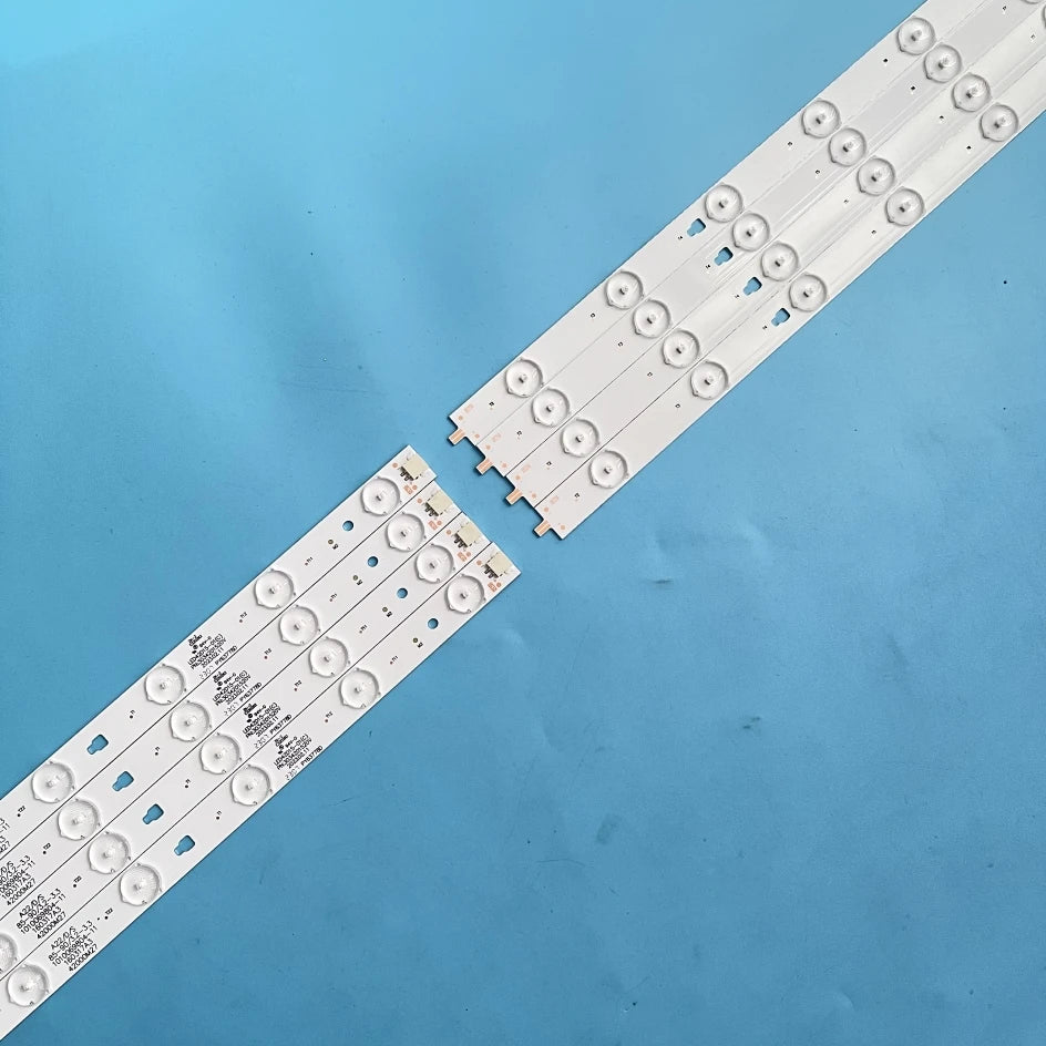 bande led 855mm blanc connecteurs dorés flux lumineux lt modernes