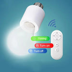 interrupteur adaptateur e27 lampe basse consommation led télécommande blanc on off chambre bébé
