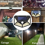 lumière solaire led capteur mouvement ip65 protection moderne noire quadrilléeextérieur autonomepas cher camping jardin