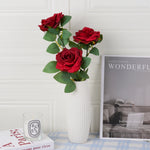 décoration mariage rose artificielle rouge rose verte classique extérieur anniversaire baby shower prénuptiale