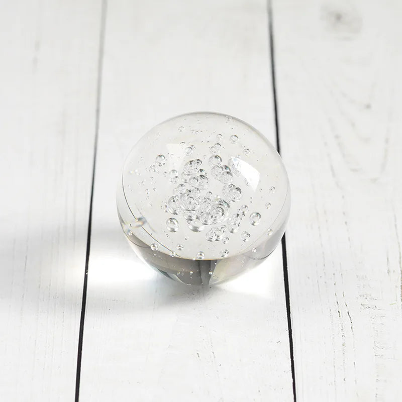 boules verre transparentes modernes noir blanc orange vert bleu rose rouge jaune violet brillantes