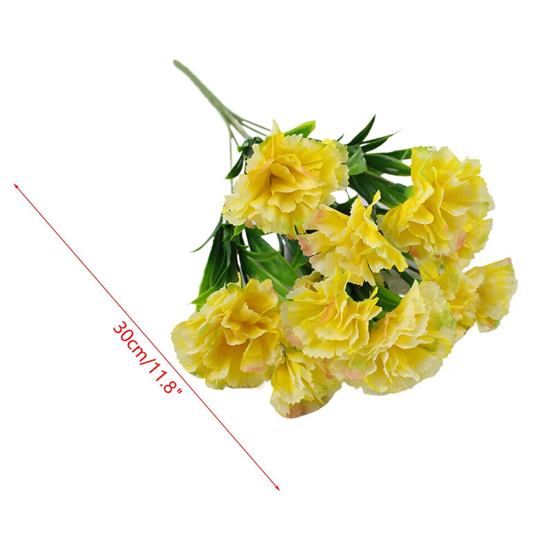 décoration extérieure moderne bouquet fleurs artificielles jaune rose rouge violet blanc simple minimaliste