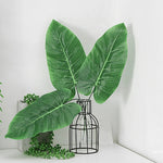 feuilles artificielles vertes modernes tringles vases céramique métal decorationextérieur