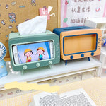 boîte mouchoirs moderne motif animalours papier toilette rangement rose vintage cartoon