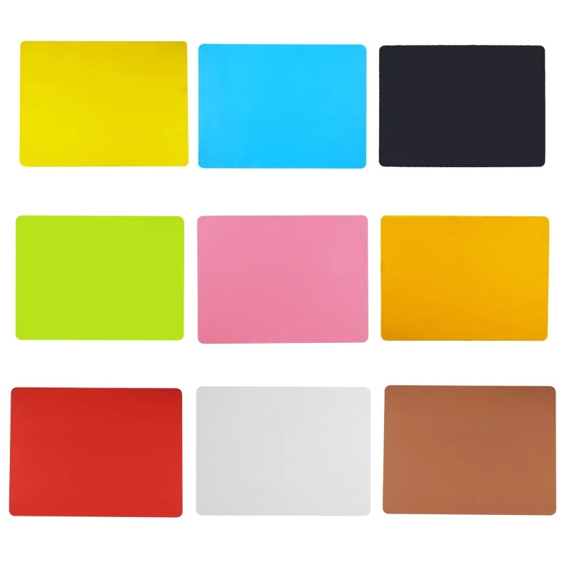 tapis souris silicone rouge bleu jaune vert rose marron noir blanc moderne