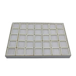 boîtes bijoux noir blanc compartiments carrés moderne storage box organizer showcasegems