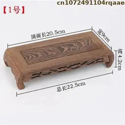 support encens bois naturel gravure décorative rustique artisanal objet religieux zen