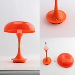 lampe table moderne orange touch control couleurs led recharge usb chambre unique