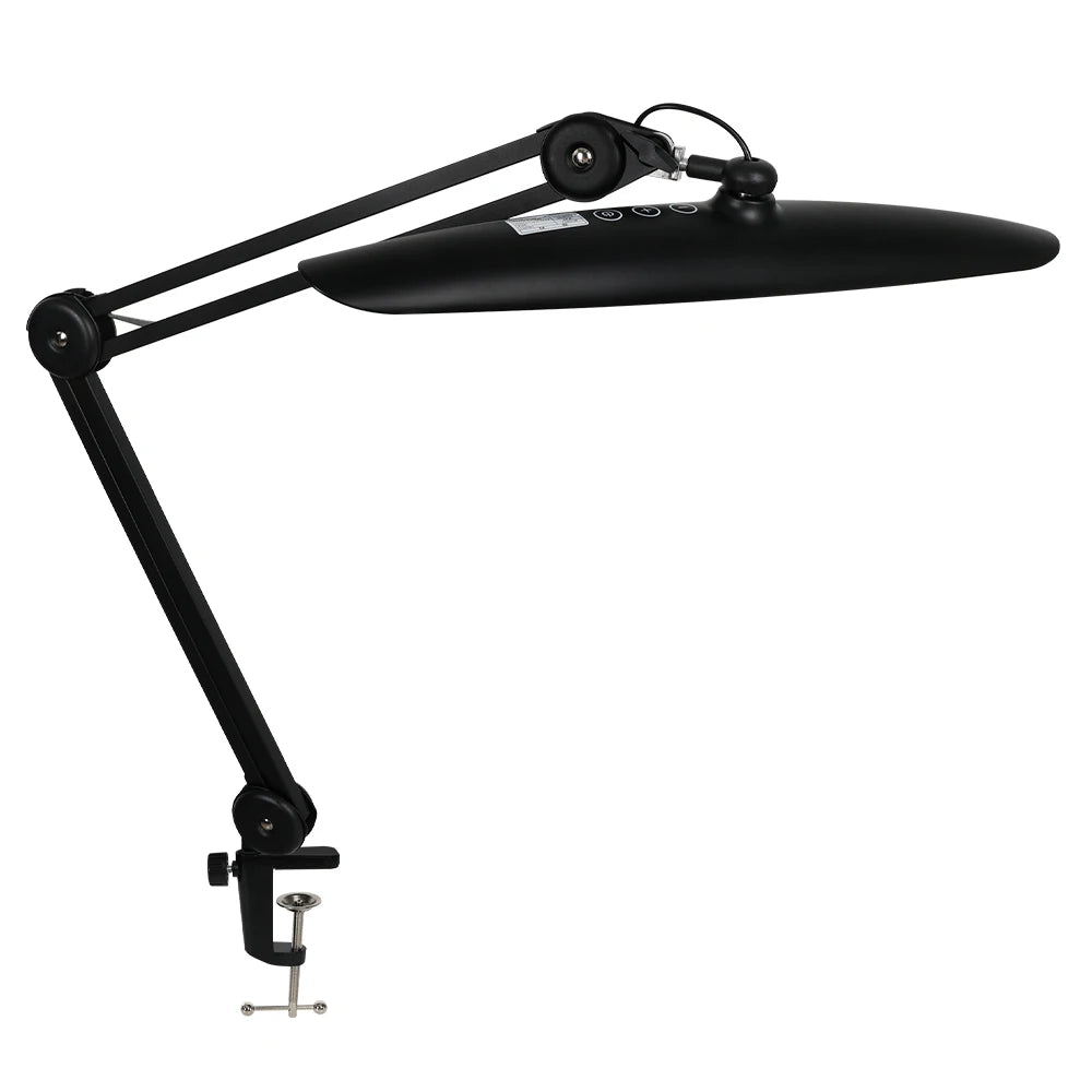 lampe led blanc minimaliste 50cm 117led pince ajustable intensité variable moderne