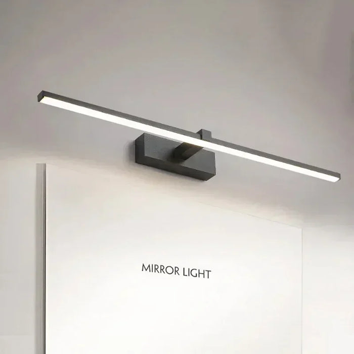 Applique murale LED moderne en gris pour chambre