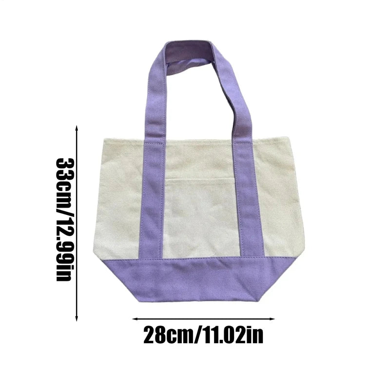 sac toile réutilisable uni multi usages respectueux environnement casual poche fixations blanc vert bleu