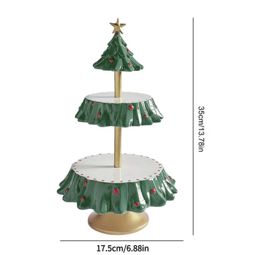décoration table noël résine vert rouge blanc sapins cannes sucre géométrique traditionnelle festive serveur