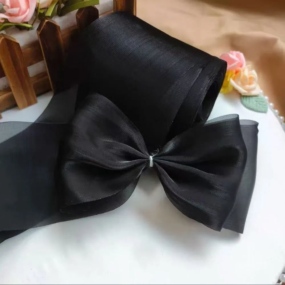 rubans satin organza transparents couleurs vives décoration bouquets événements craft artisanat