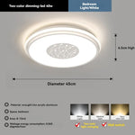 Lampes plafonnieres led moderne blanc geometrique floral chambre salon entrée