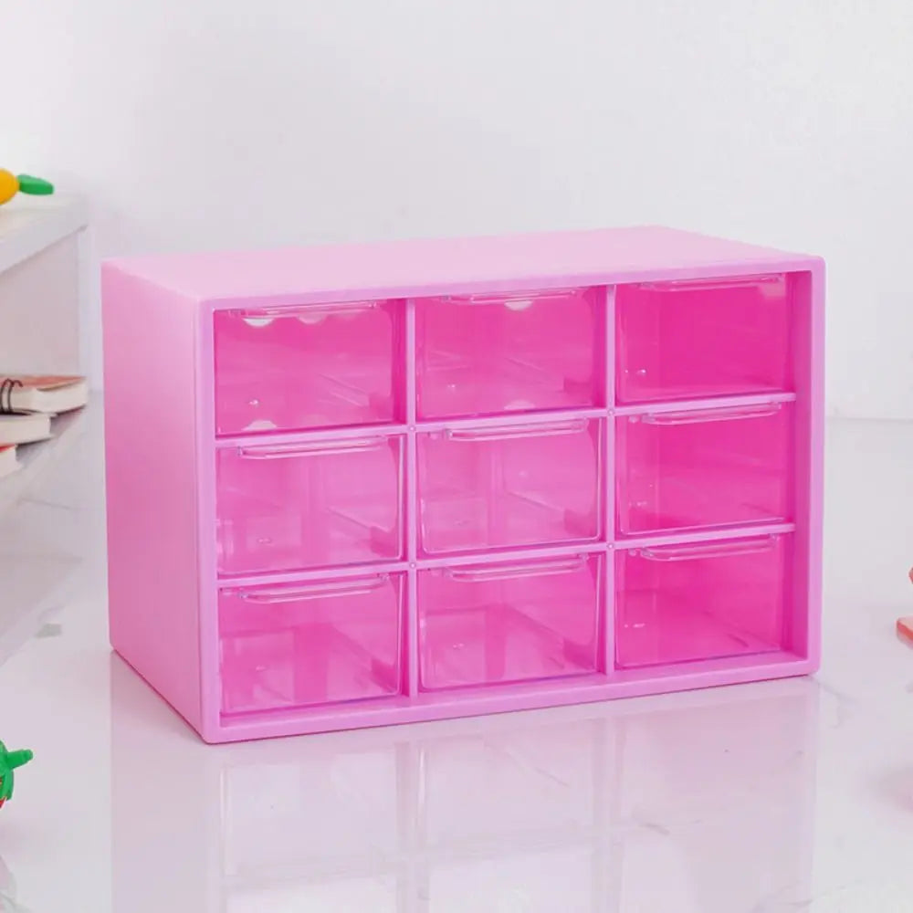 boîtes compartiments transparentes rose violet blanche modernes pratiques clips autocollants pince linge empilables garage