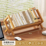 étagère moderne bambou rangement anti poussière vis livres boîtes horloge panier étudiant écologique