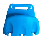 support mural tuyau arrosage bleu orange noir pistolet eau jardin utilitaireextérieur