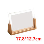 porte photo transparent moderne bois clair documents photos mariage minimaliste