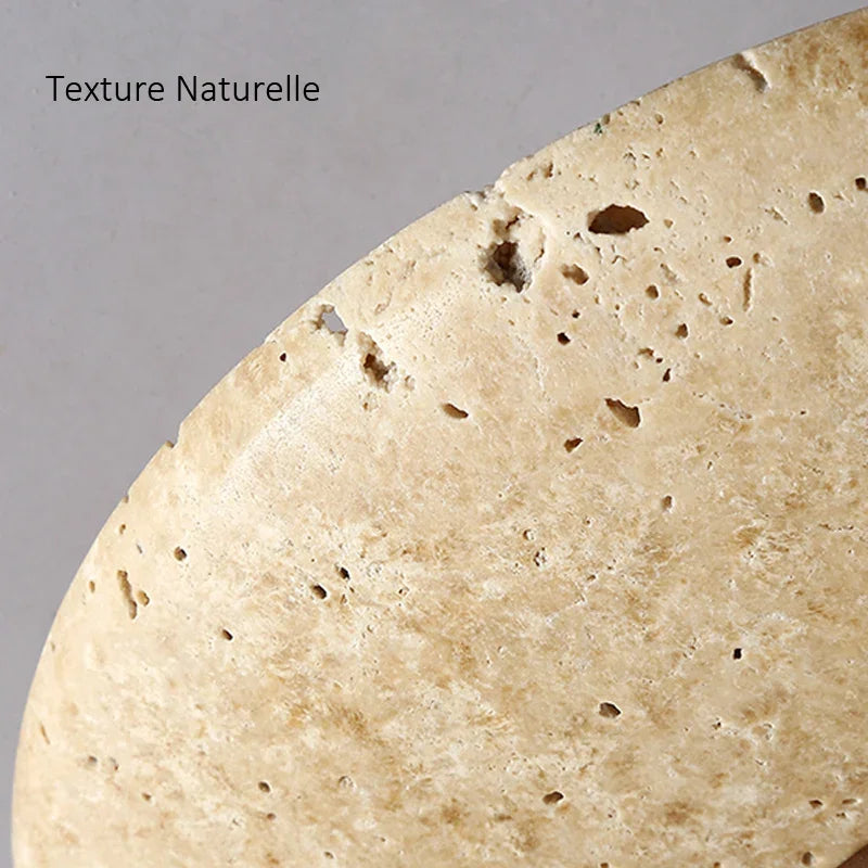 lampe moderne bois texture naturelle beige brun foncé éclairage intérieur autonomie 90 260V G9