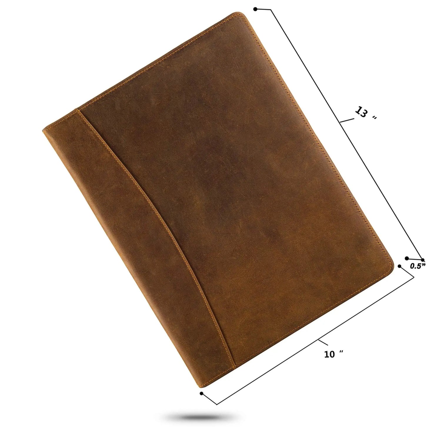 Organiseur bureau cuir vintage avec tablette
