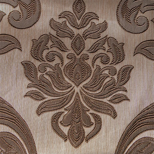 rideaux marron beige noir gris floral imprimé opacité classique anneaux inclusextérieur salon