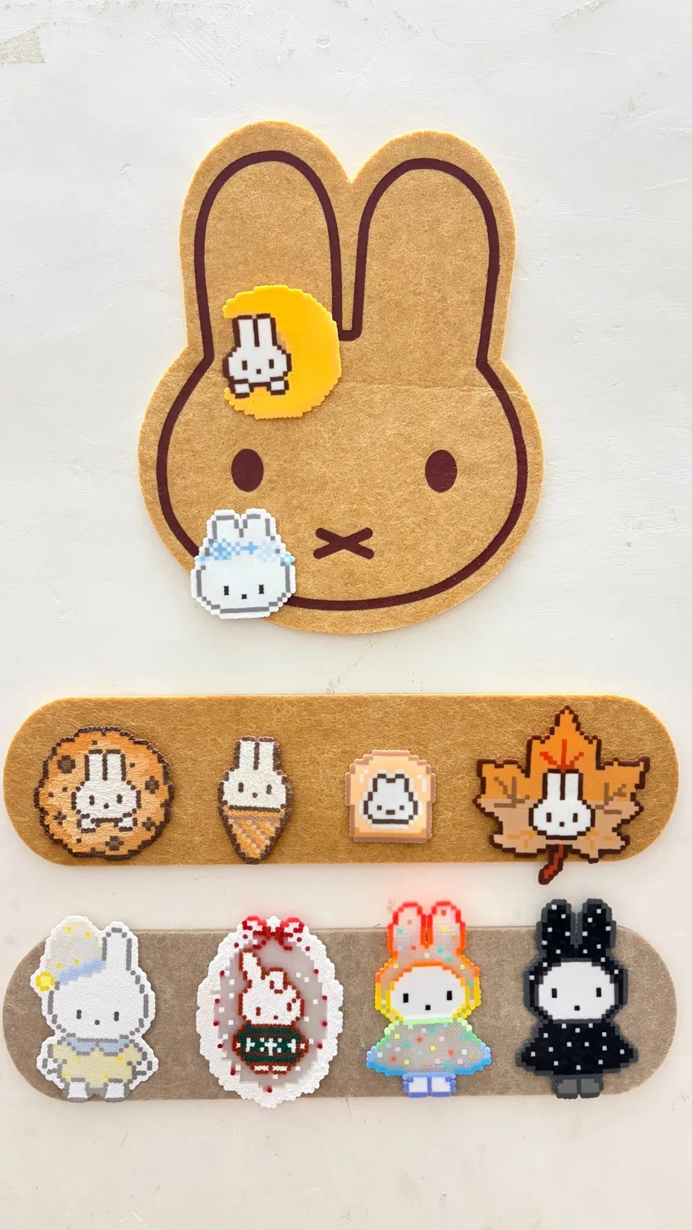 panneau liège mignon visage lapin clips marron clair décoration murale kawaii chambre adulte erotique