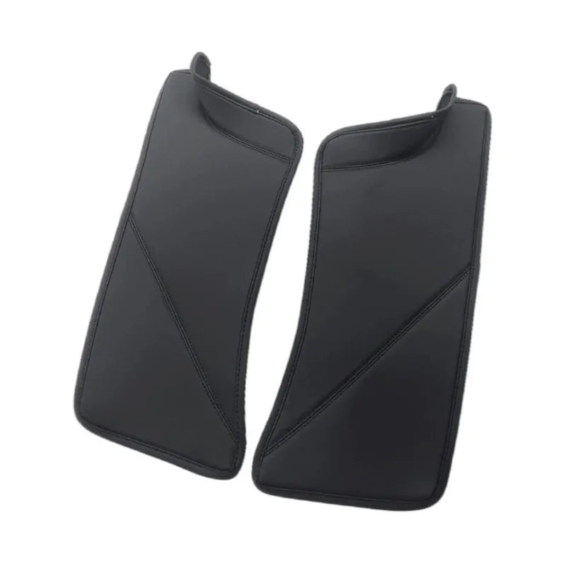 protection seuil porte tesla model cuir fibre carbone anti coup piedintérieur voiture moderne