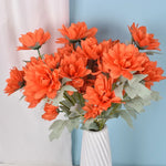 bouquet fleurs artificielles pivoines soie décoration intérieure blanc rouge rose bleu crème