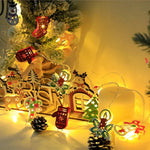 guirlande lumineuse noel leds forme deco festive batterie aa rouge argenté traditionnelle