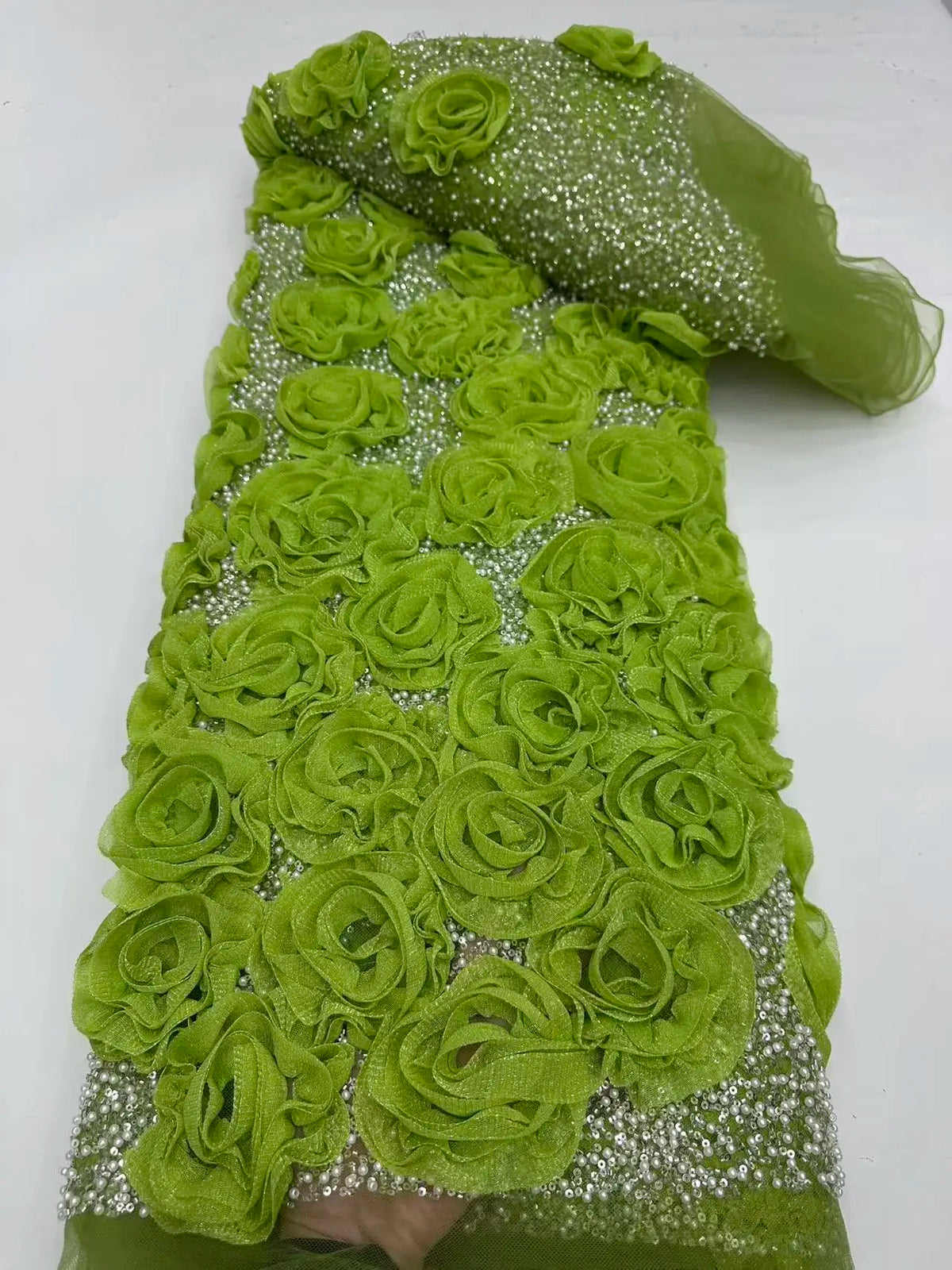 tissu dentelle luxueux roses relief strass couleur vert rose beige bleu rouge noir opacité